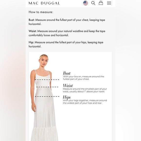 Mac Duggal 🩵 Blue Floral Ruffle Tiered Cut-Out Chiffon Gown – Size 8 NWT - Picture 16 of 16